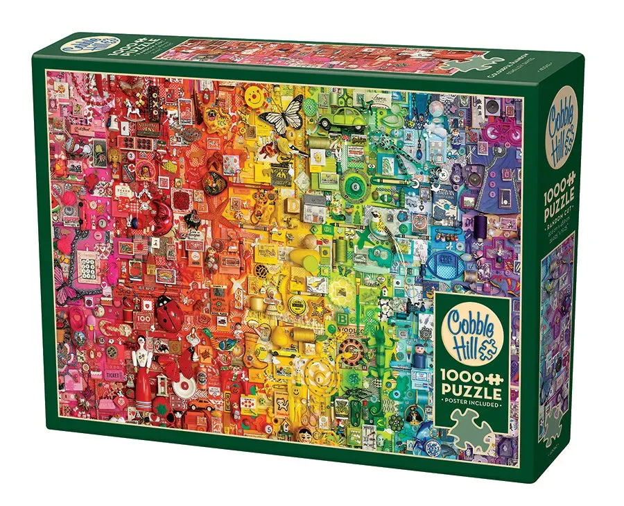 Cobble Hill Colourful Rainbow puzzle 1000 piese