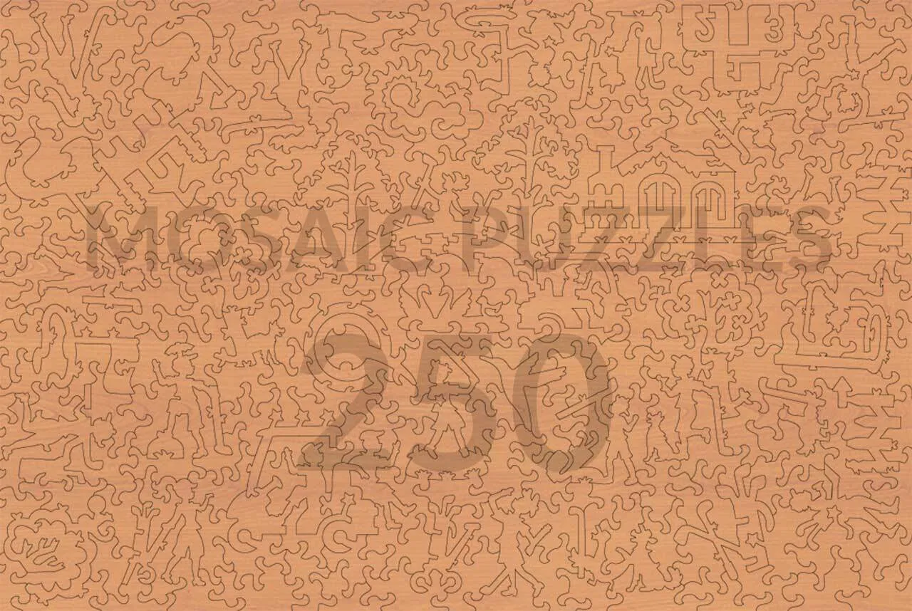 Mosaic Puzzles Serenity on the Green puzzle lemn 1000 piese gradina