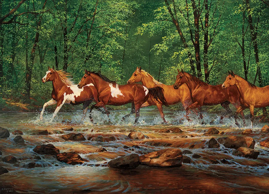 Cobble Hill Spring Creek Run puzzle 1000 piese cai