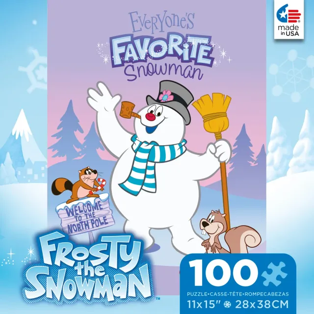 Ceaco Frosty the Snowman puzzle copii 100 piese Craciun