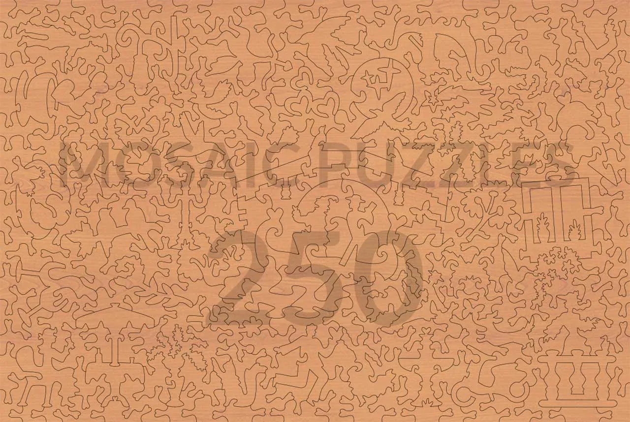 Mosaic Puzzles Venice Canale Santa Chiara puzzle lemn 500 piese arta