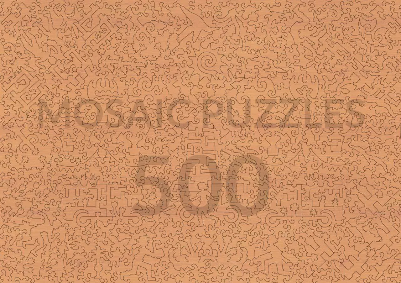 Mosaic Puzzles Tulip Garden puzzle lemn 500 piese floral