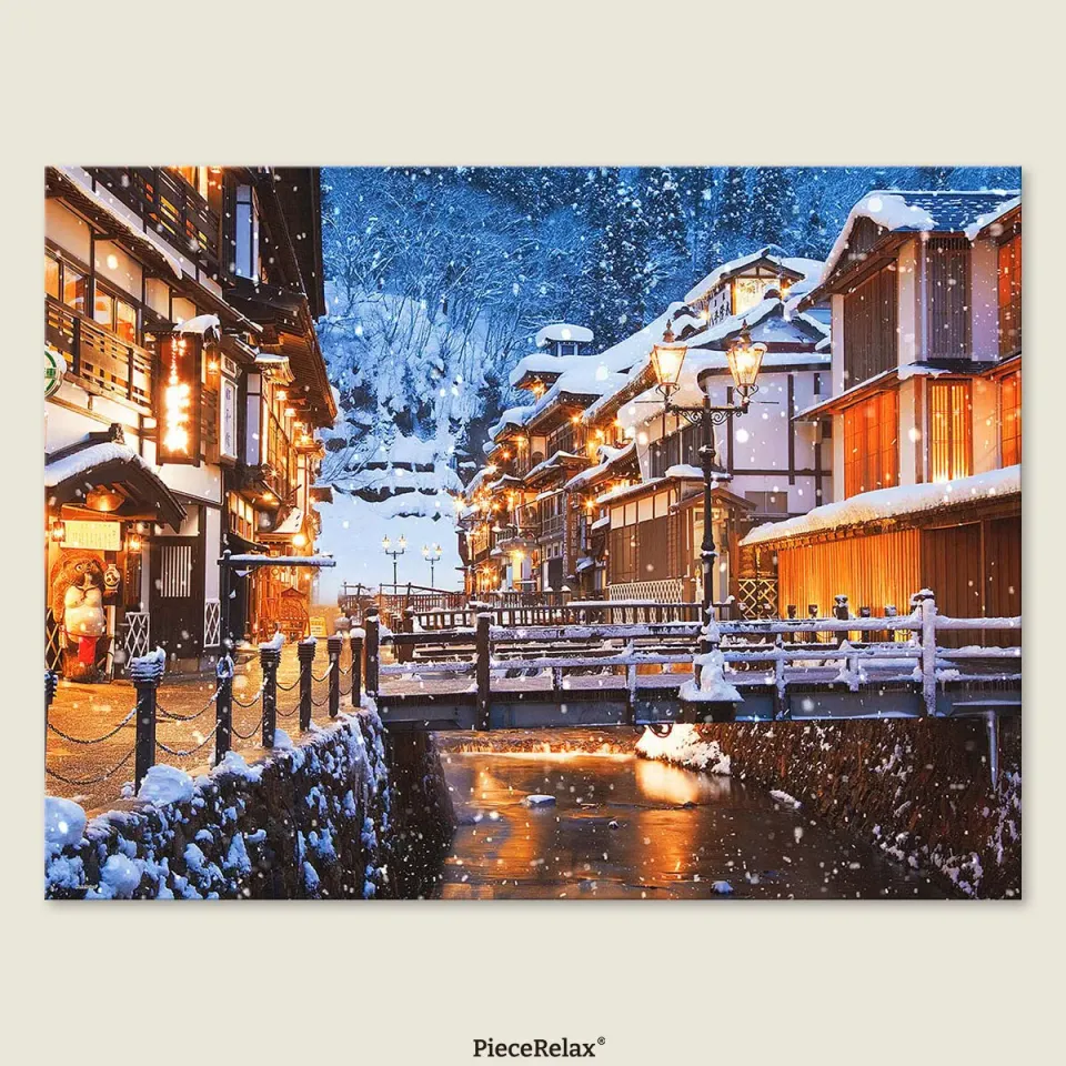 PieceRelax PieceClicks Ginzan Onsen U1140 puzzle 1008 piese