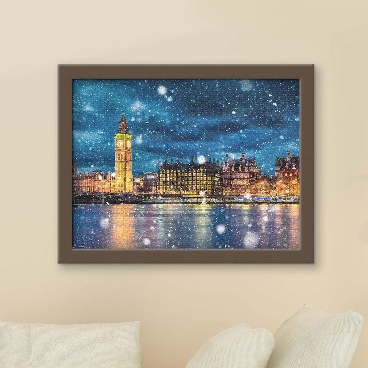 PieceRelax PieceClicks Thames Snowy Night U1141 puzzle