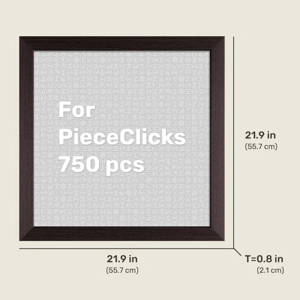 PieceRelax PieceClicks rama puzzle 750 piese maro inchis