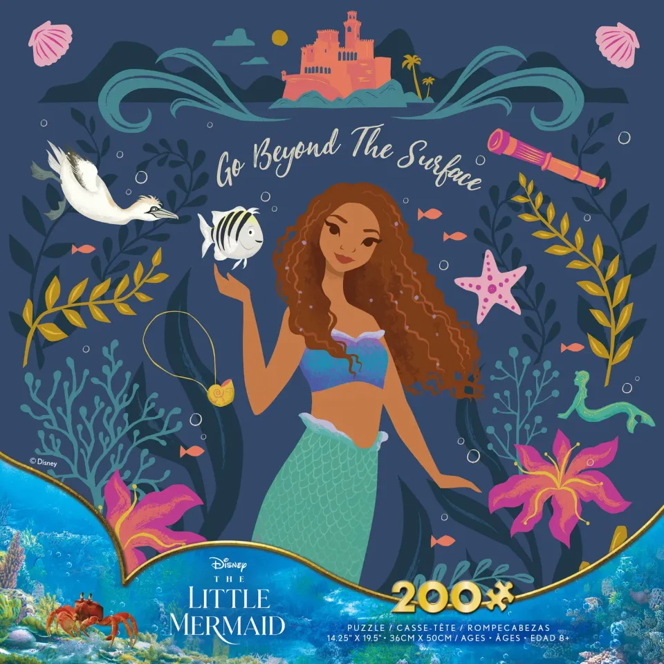 Ceaco Disney Friends Mica Sirenă puzzle 200 piese Ariel