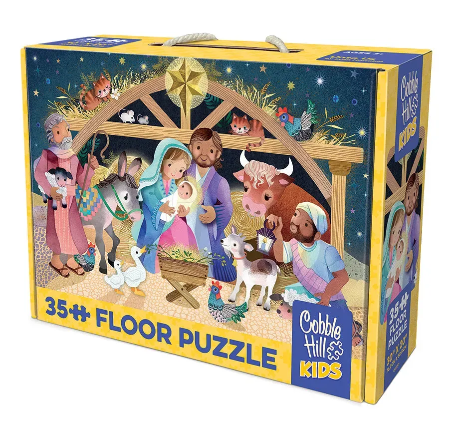 Cobble Hill Unto Us puzzle podea 35 piese nastere