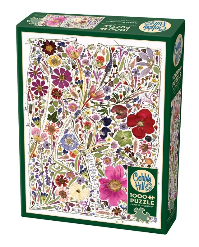 Cobble Hill Flower Press Spring puzzle 1000 piese flori