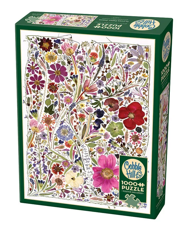 Cobble Hill Flower Press Spring puzzle 1000 piese flori