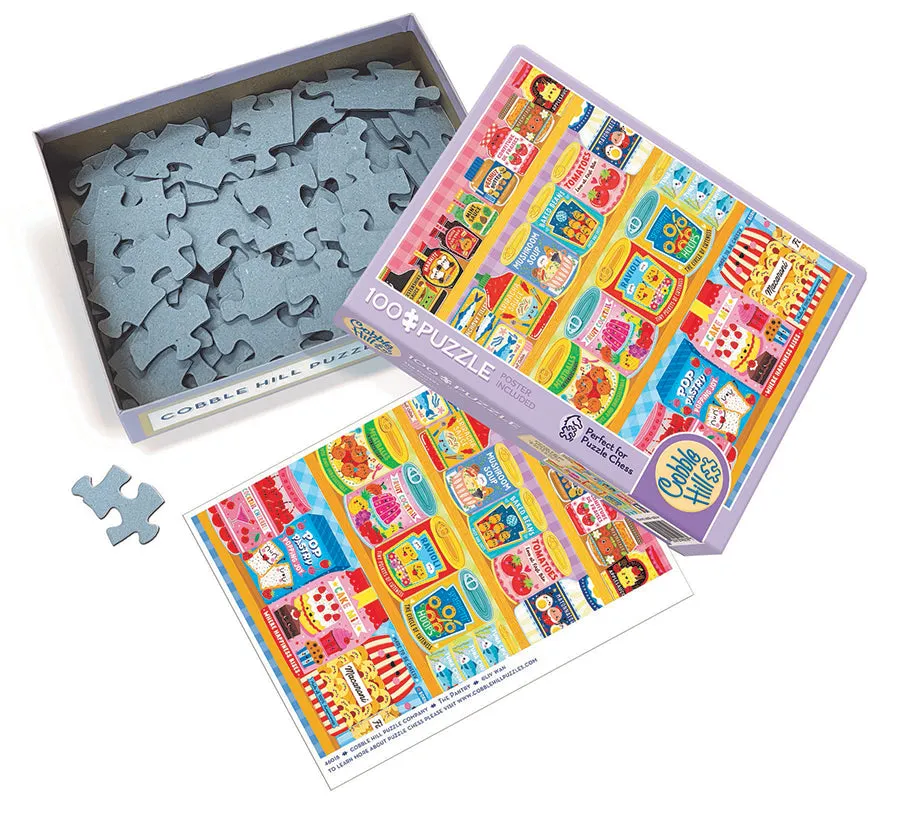 Cobble Hill Puzzle Chess The Pantry puzzle 100 piese alimente