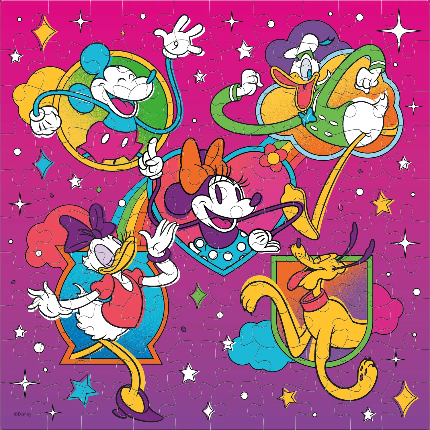 Ceaco Mickey Positive Vibes puzzle 100 piese copii