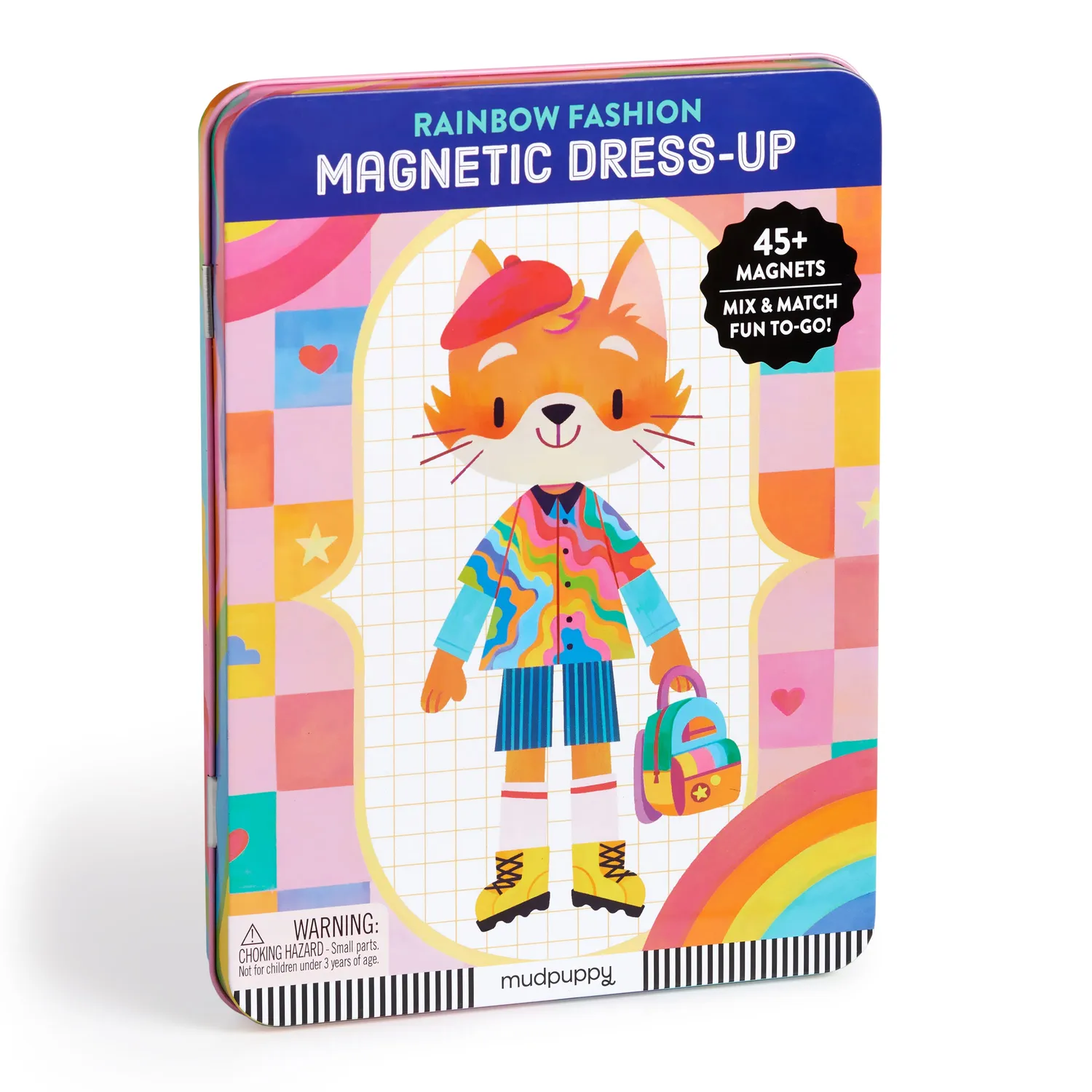 Mudpuppy Rainbow Fashion set magnetic 45 magneți