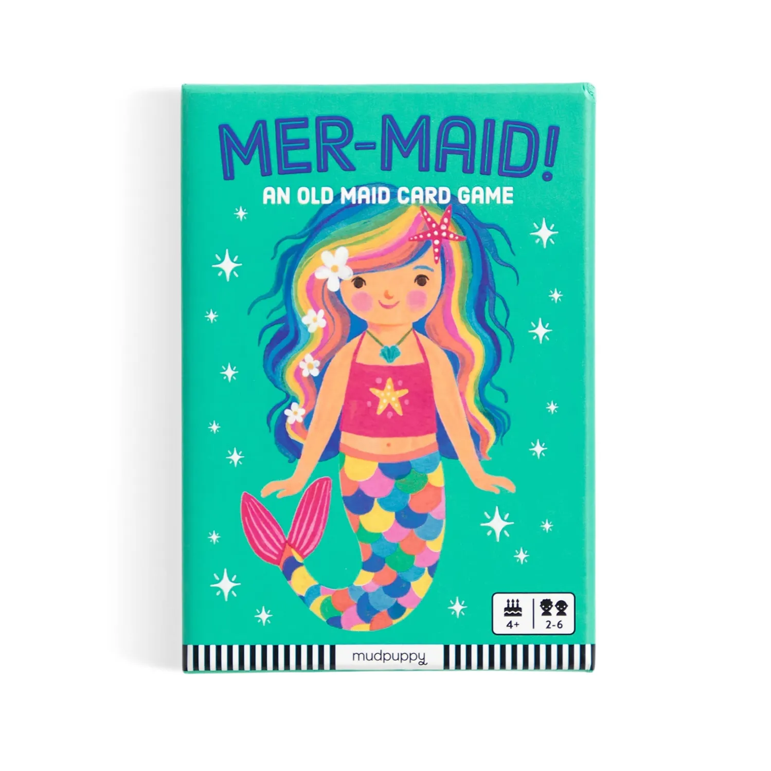 Mudpuppy Mer-Maid joc de carti cu sirene old maid