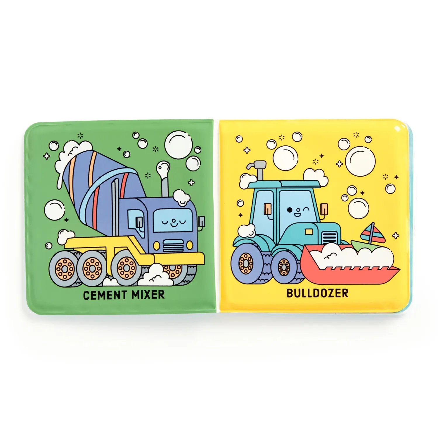 Mudpuppy Color Magic carte de baie I Dig Bubbles 6 pagini