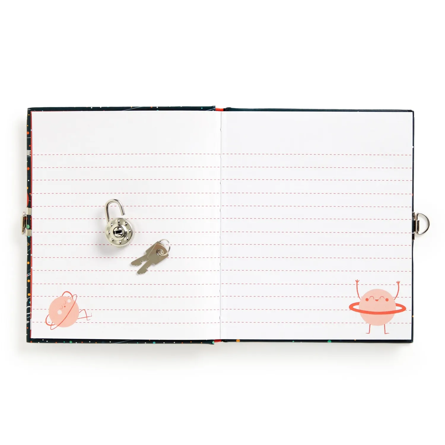 Mudpuppy Solar System Jurnal cu lacăt 192 pagini 16.5x14cm