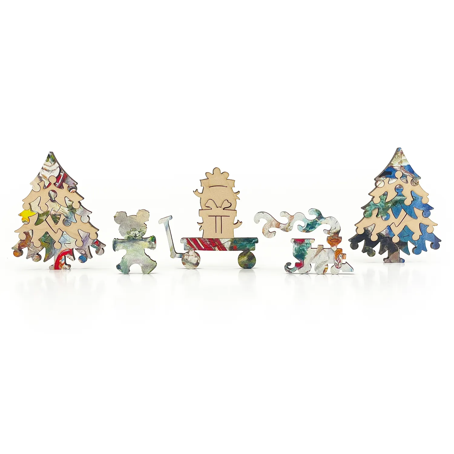 Hidden Piece Santa's Wonderland puzzle 524 piese Craciun