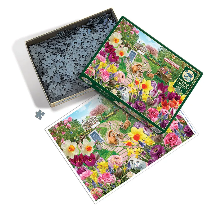 Cobble Hill Springtime Frolic puzzle 1000 piese gradina
