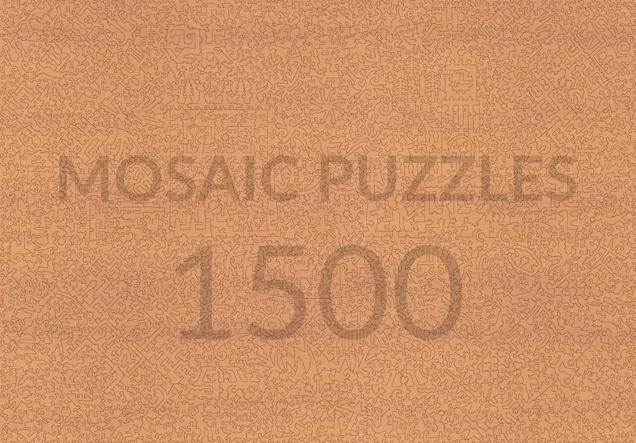 Mosaic Puzzles Foxtrotting Revelion puzzle lemn 1000 piese