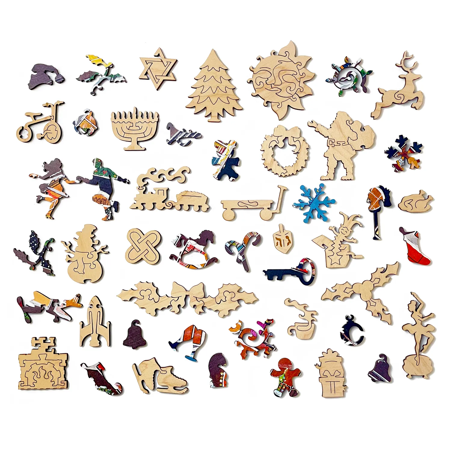 Hidden Piece Holiday House puzzle 538 piese Craciun