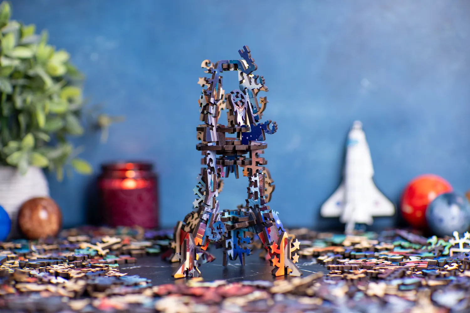 Mosaic Puzzles Space Rocket Odyssey puzzle 3D lemn 1000 piese