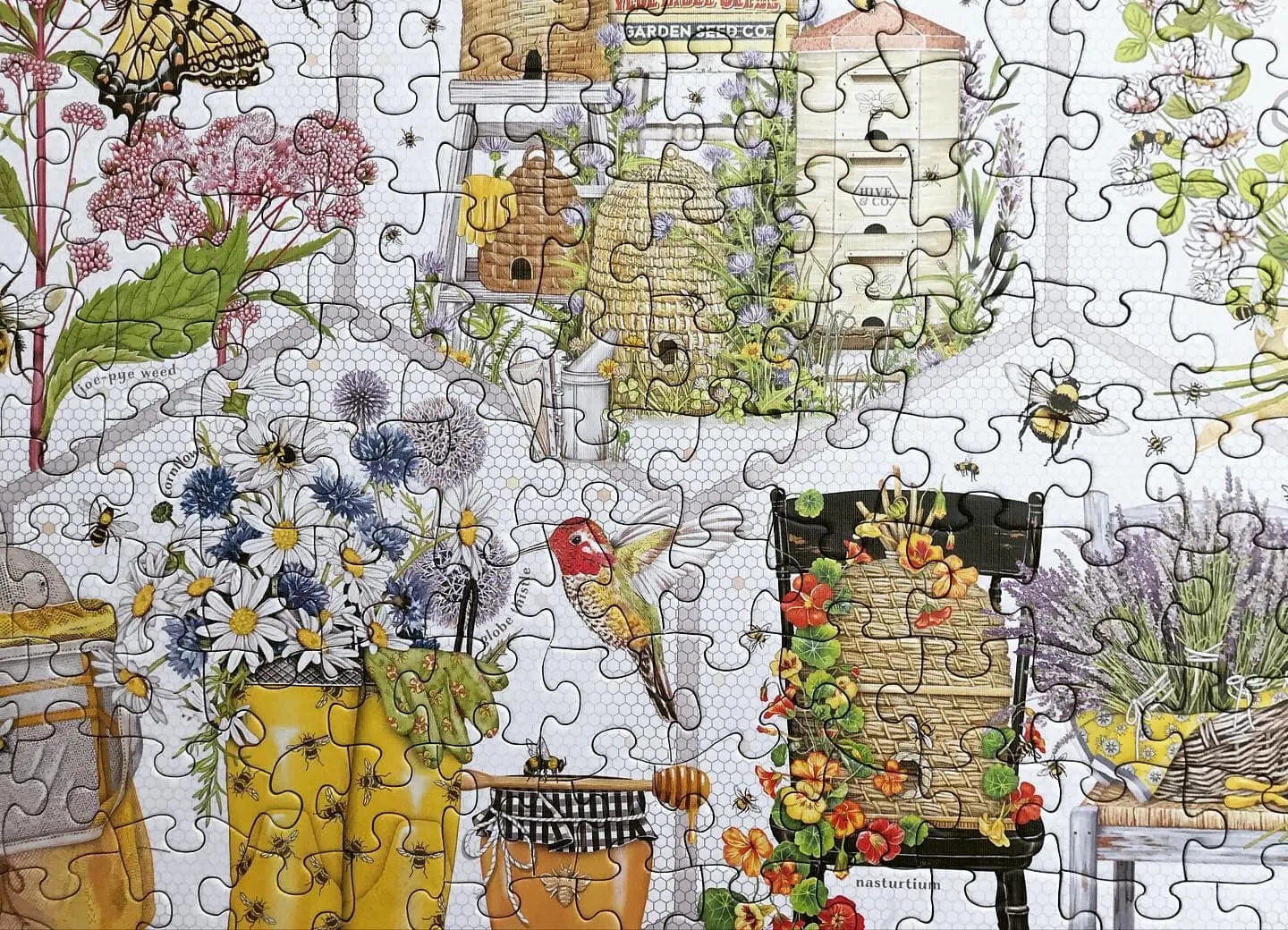 Cobble Hill Busy as a Bee puzzle 500 piese albine