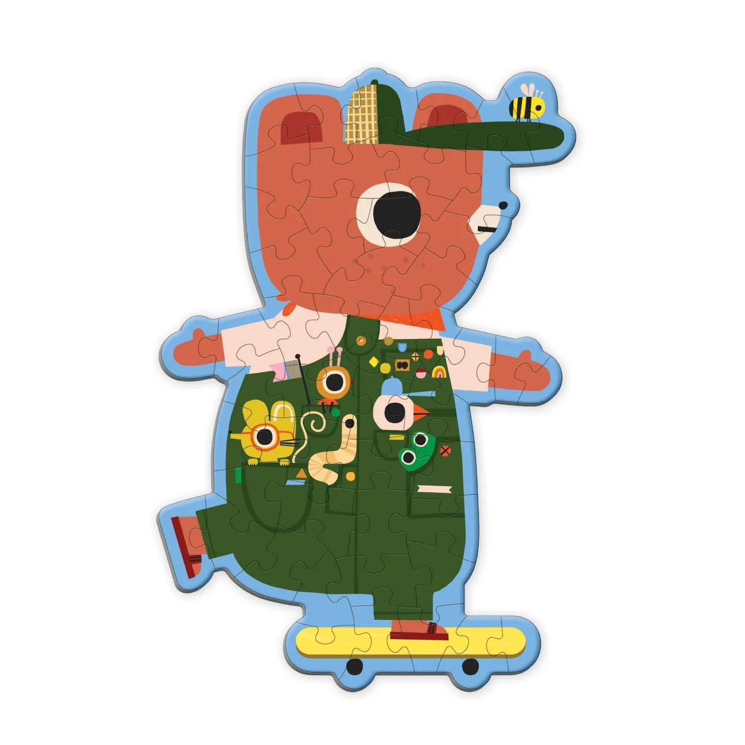 Mudpuppy Cinnamon Bear puzzle mini 48 piese parfumat
