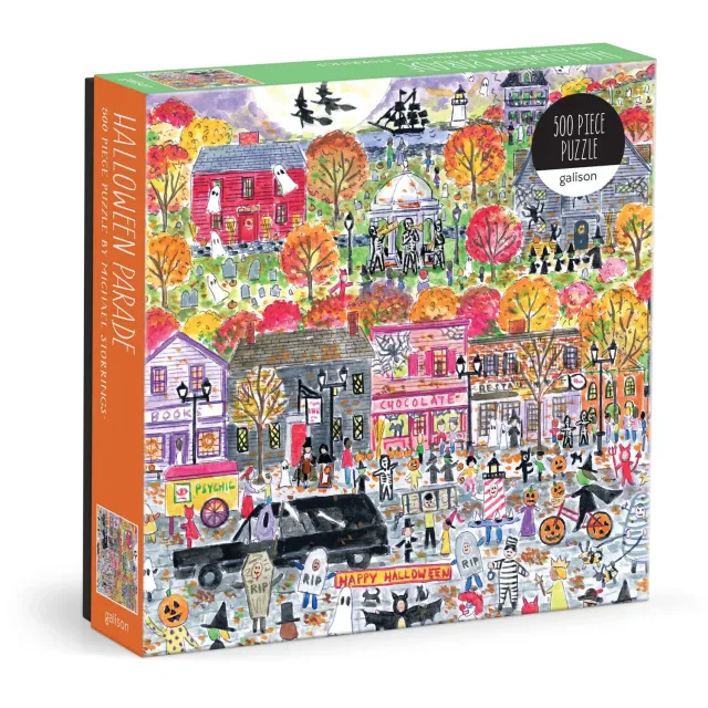 Mudpuppy Michael Storrings Halloween Parade 500 puzzle 500 piese