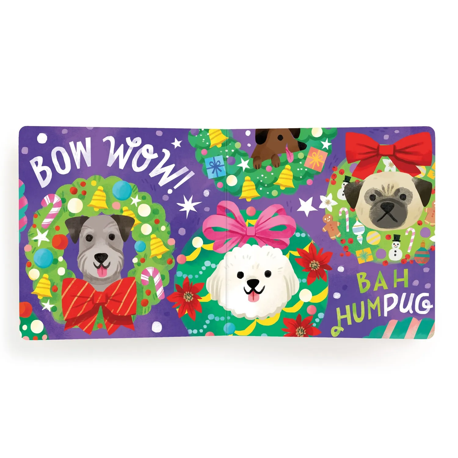 Mudpuppy Ho Ho Howl! carte cartonată Crăciun
