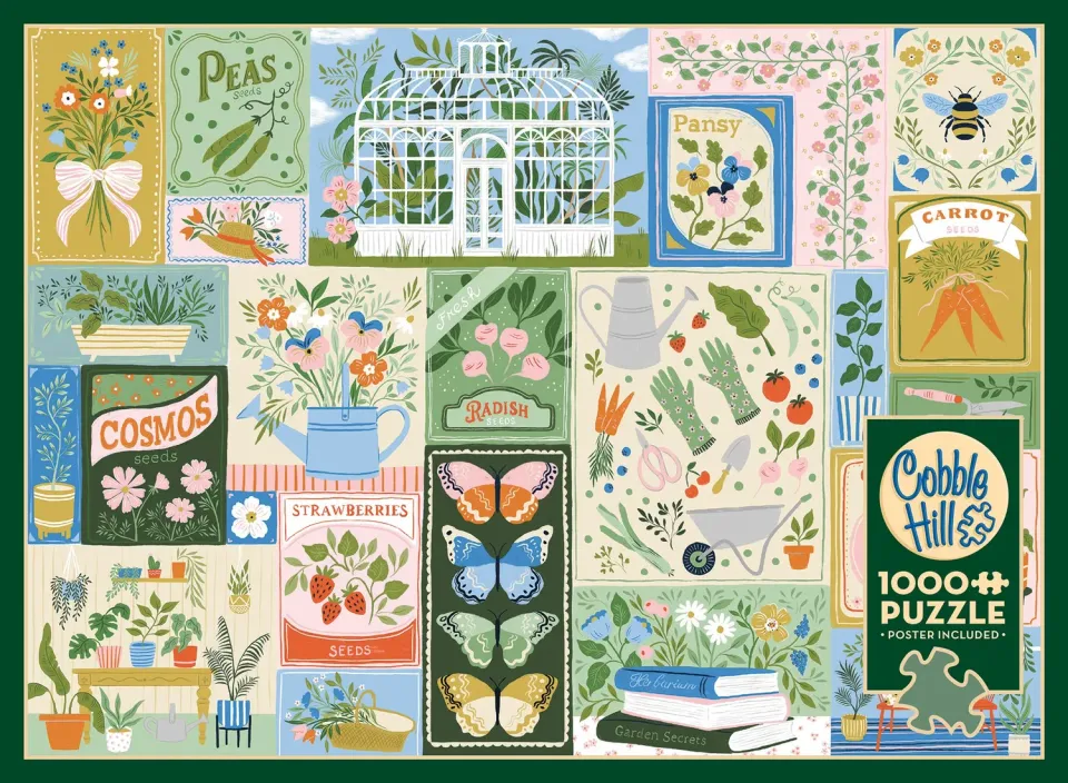 Cobble Hill Planting Time puzzle 1000 piese grădină