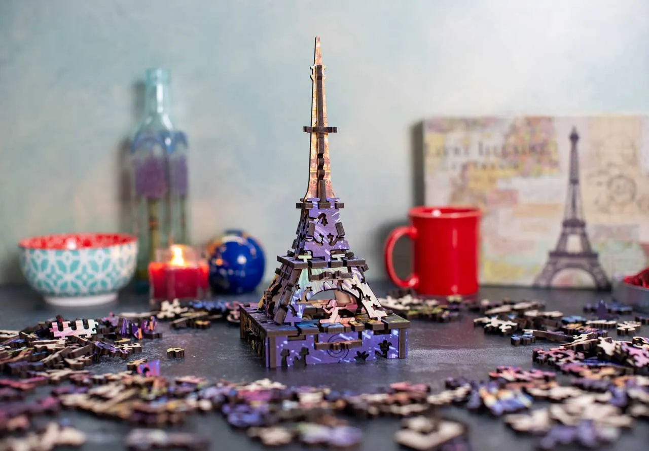 Mosaic Puzzles Parisian Celebration puzzle lemn 1000 piese 3D