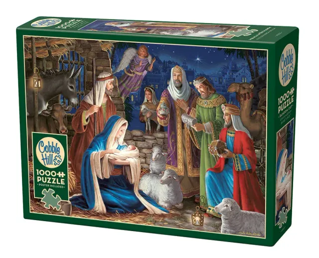 Cobble Hill Miracle in Bethlehem puzzle 1000 piese Craciun
