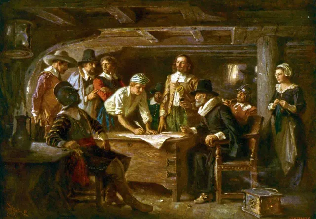Mosaic Puzzles Mayflower Compact 1620 puzzle lemn 500 piese arta