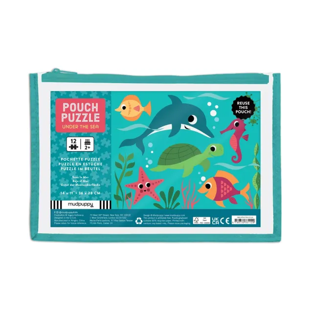Mudpuppy Under The Sea puzzle 12 piese