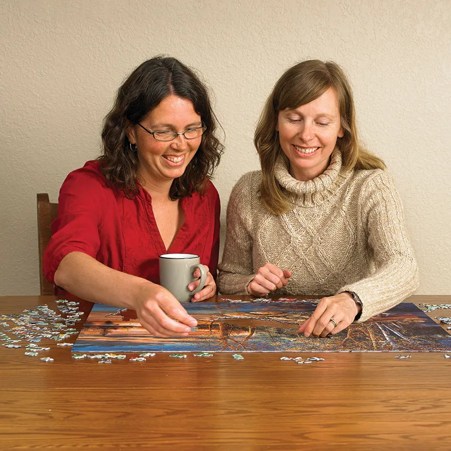 Cobble Hill Wake Up Call puzzle 1000 piese lac toamna