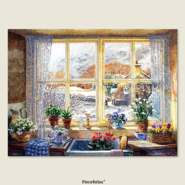 PieceRelax PieceClicks Unexpected Snowfall U1135 puzzle 1008 piese iarnă