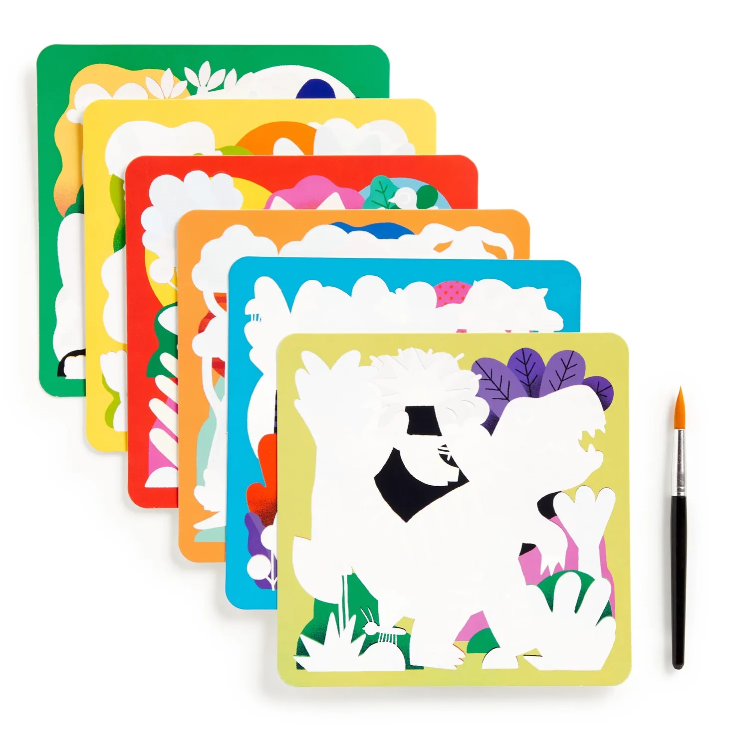 Mudpuppy Mighty Dinosaurs Color Magic kit pictură cu apă dinozauri