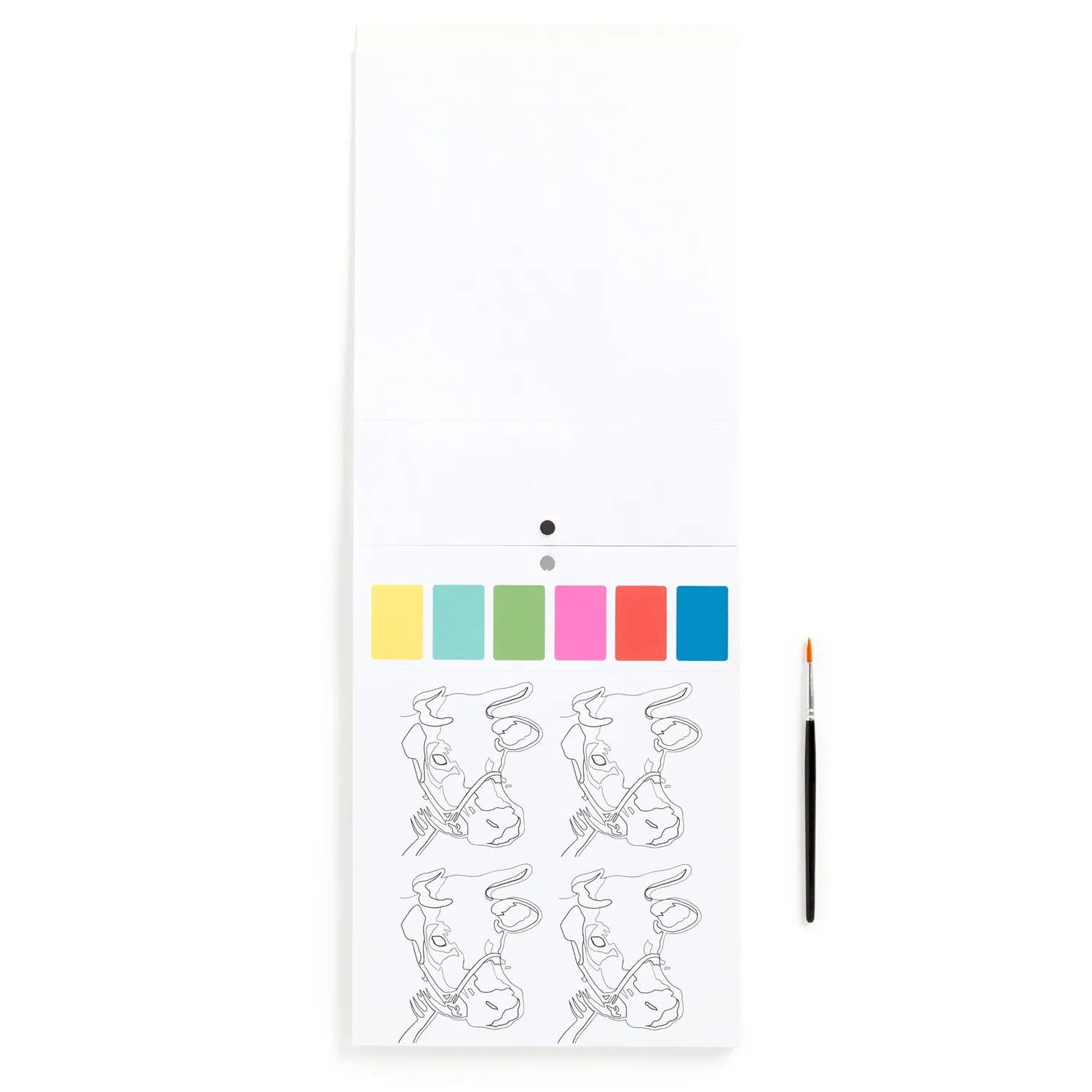 Mudpuppy Andy Warhol kit pictura 10 carduri acuarela