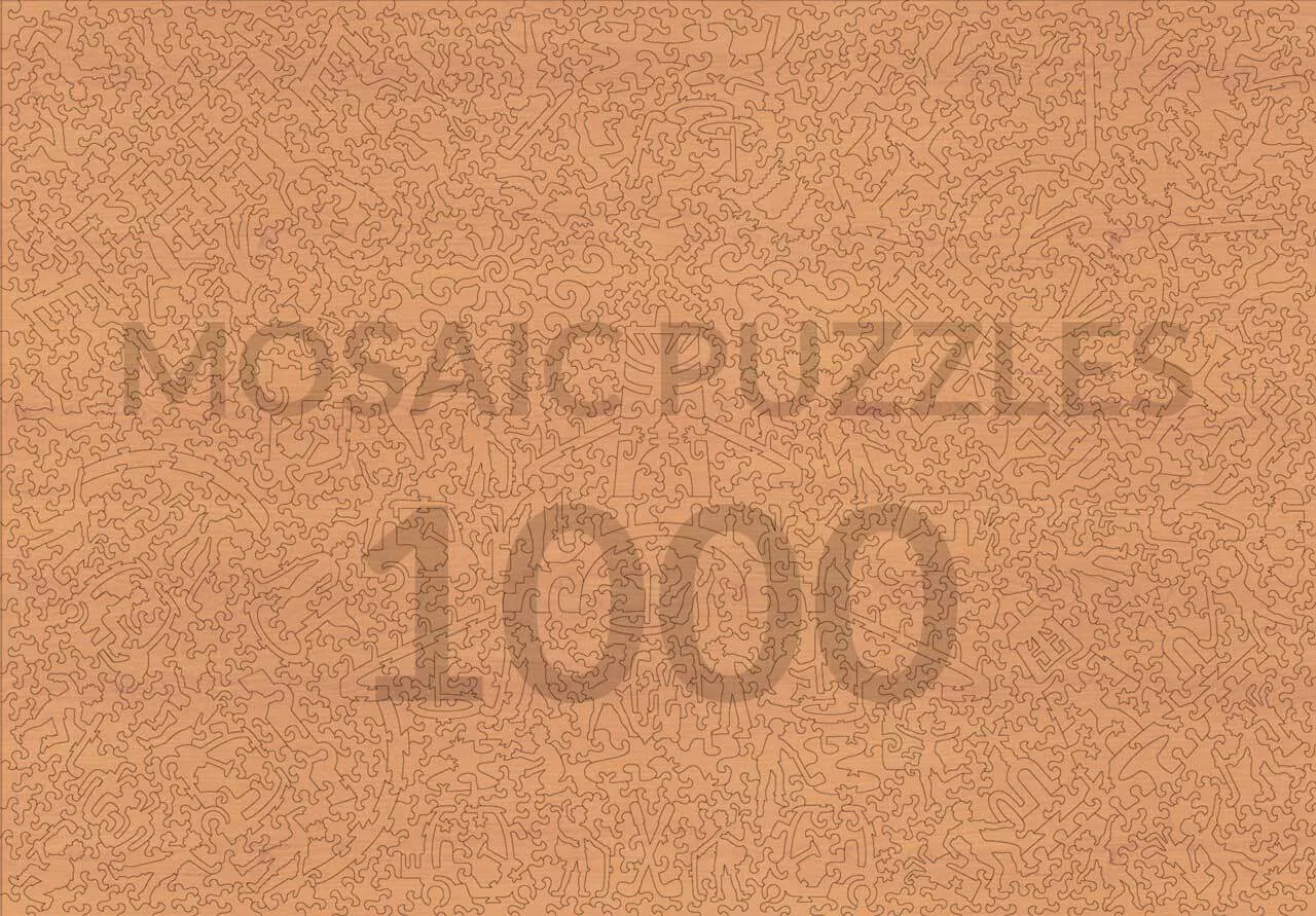 Mosaic Puzzles The Final Hole puzzle lemn 1000 piese golf