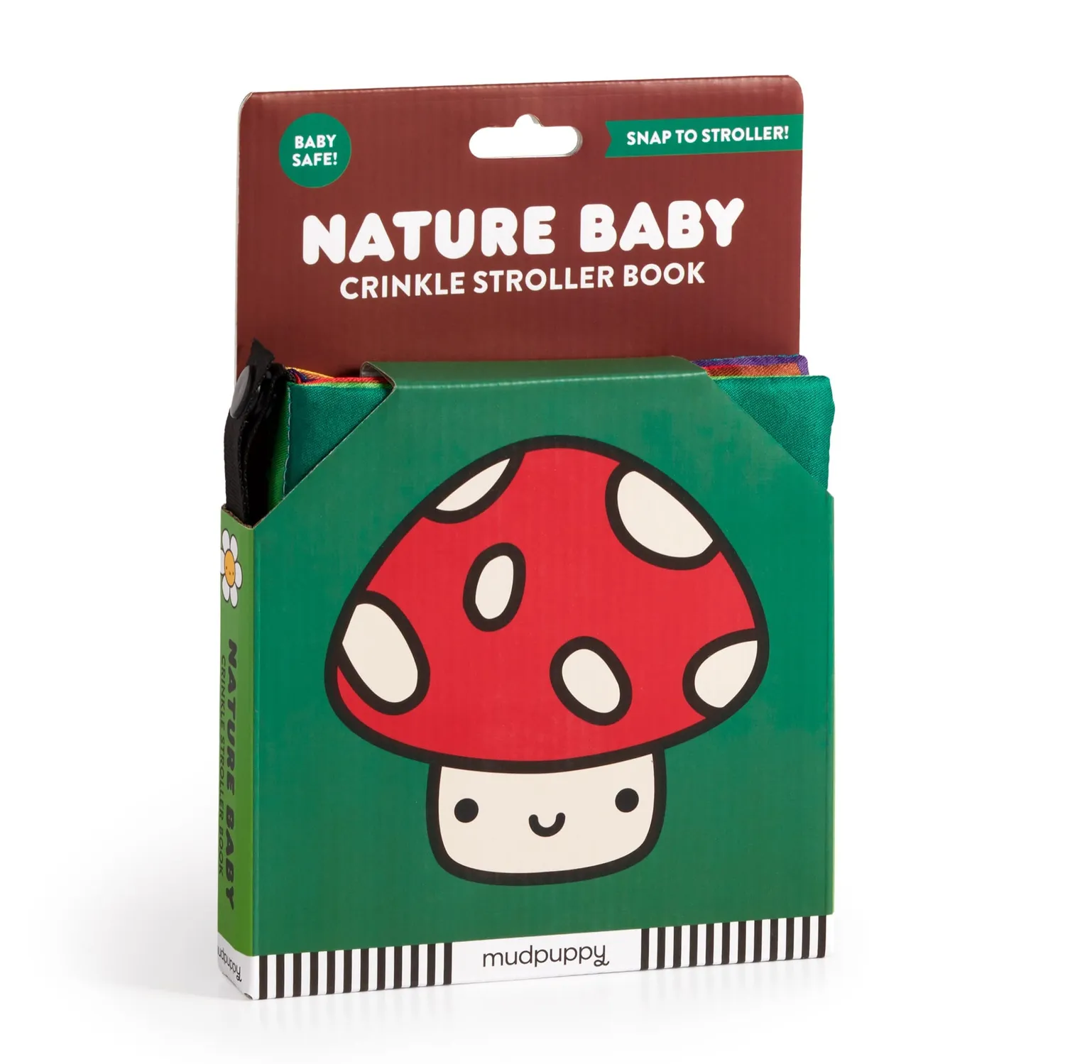 Mudpuppy Nature Baby carte textila carucior 8 pagini