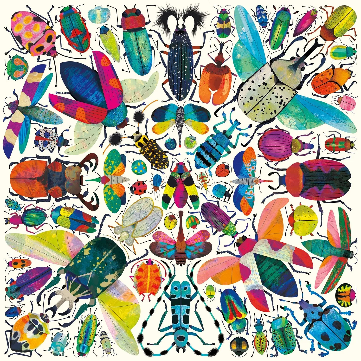 Mudpuppy Kaleido Beetles puzzle 500 piese gandaci