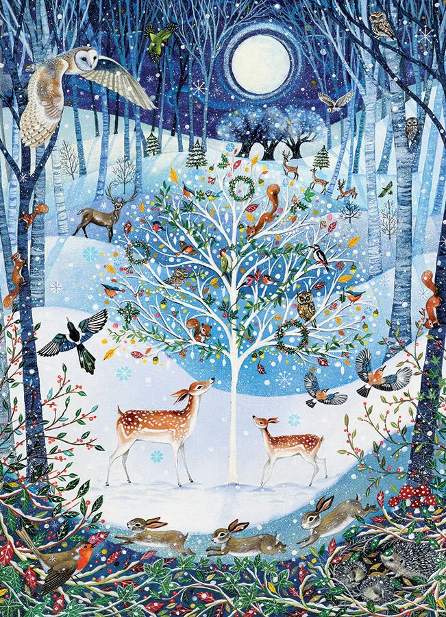 Cobble Hill Winter Woodland puzzle 500 piese iarnă