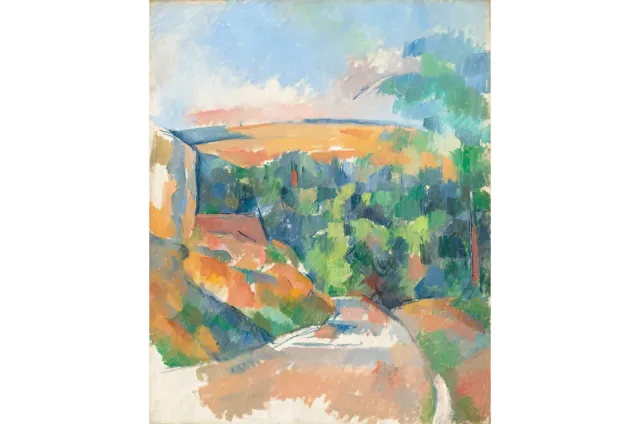 Mosaic Puzzles Bend in the Road puzzle 500 piese Cezanne