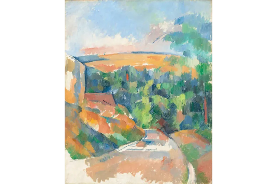 Mosaic Puzzles Bend in the Road puzzle 500 piese Cezanne
