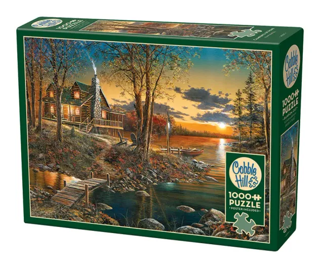Cobble Hill Comforts of Home puzzle 1000 piese cabana