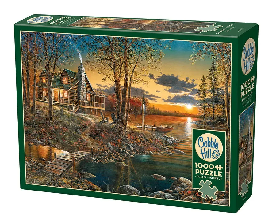 Cobble Hill Comforts of Home puzzle 1000 piese cabana