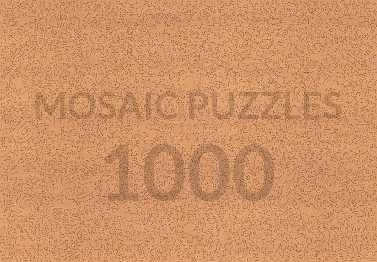 Mosaic Puzzles Planet Jupiter puzzle lemn 500 piese spatiu