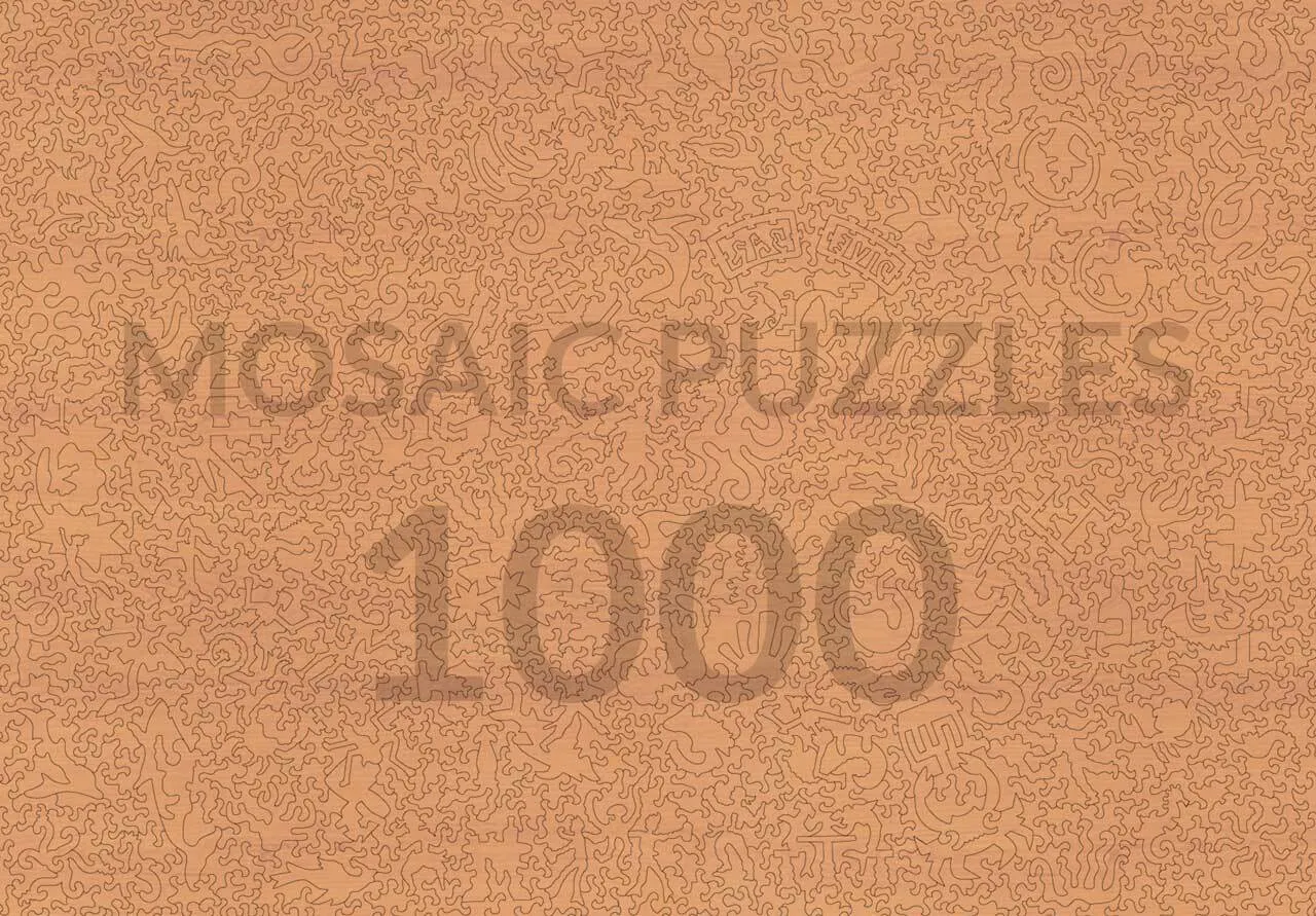 Mosaic Puzzles Signature Life Beneath Waves puzzle lemn 500 piese