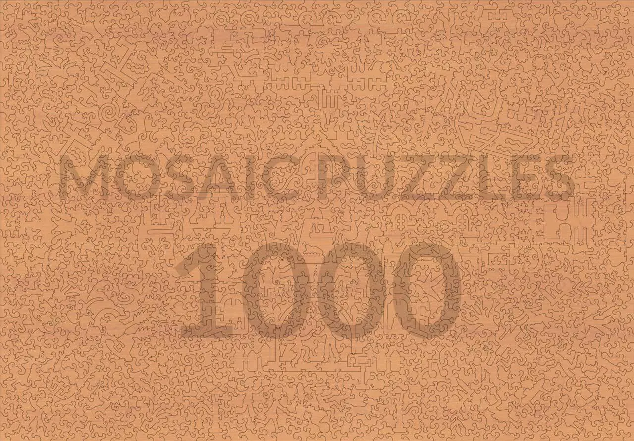Mosaic Puzzles Golden Cornucopia puzzle din lemn 50 piese toamna