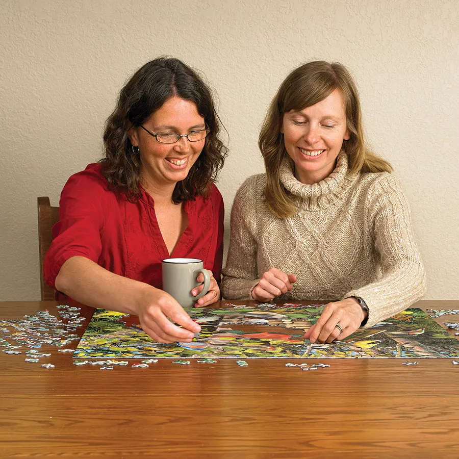 Cobble Hill Bird Cabin 40006 puzzle 1000 piese natură