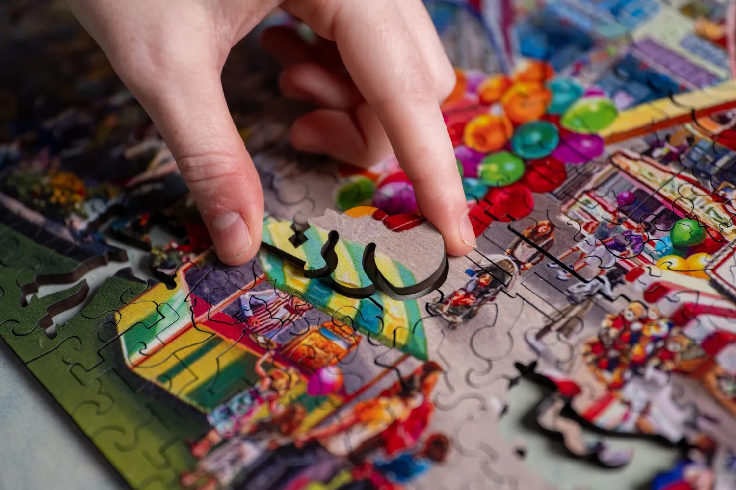 Mosaic Puzzles The Grand Carnival puzzle 3D lemn 1000 piese
